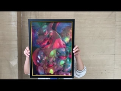 DGZ Naruto Messi Ronaldo Sport 3d Flip Motion Linsenartige Anime-Plakate 40*60cm