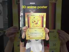 DGZ Naruto Messi Ronaldo Sport 3d Flip Motion Linsenartige Anime-Plakate 40*60cm