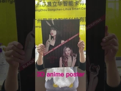 Personalisiertes Präsidentenbild 3D-Linsendruck 3D-Flip-Effekt-Poster