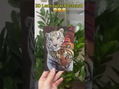 Van Goghs Sonnenblumen 3D-Linsen-Postkarten für die Museumsgalerie