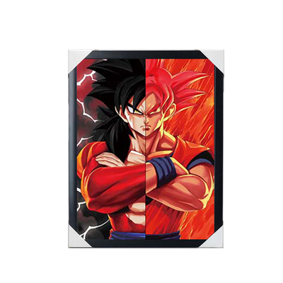 Heißer Verkauf Anime Dragon Ball 3D Lenikuläres Blatt Holographische Linsenkuläre Anime Plakat 3D Bild Für Wand