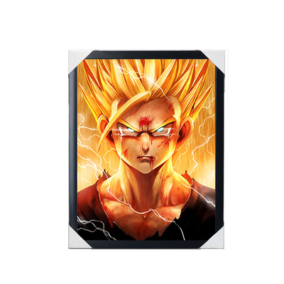 Japanischer Comic Dragon Ball One Piece Demon Slayer Bleach 3D-Druck Anime Hängende Bilder Wanddekor Schriftrollen Poster