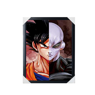 Japanischer Comic Dragon Ball One Piece Demon Slayer Bleach 3D-Druck Anime Hängende Bilder Wanddekor Schriftrollen Poster
