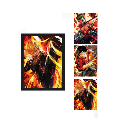 Bestseller 3D-Bild Linsen-Plakat Flip-Picture Anime-Plakat 3D-Plakat Linsen