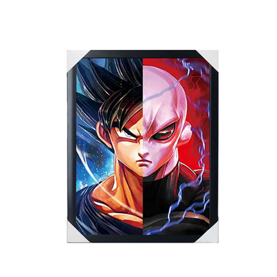Heißer Verkauf Anime Dragon Ball 3D Lenikuläres Blatt Holographische Linsenkuläre Anime Plakat 3D Bild Für Wand