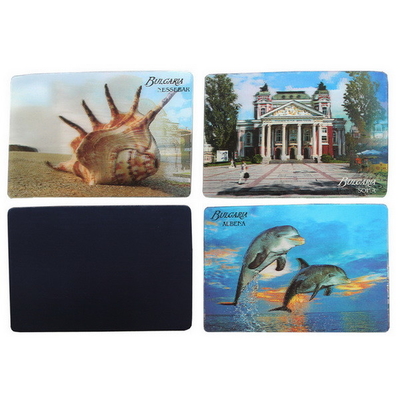 3D-Kühlschrankmagnete 3D-Linsen-Kreativkühlschrankmagnet Magnetische 3D-Magnete Touristen Souvenir