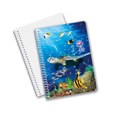 Schulpapier 3D-Linsenwerbung Spirale-Notebooks für Kinder Werbegeschenk