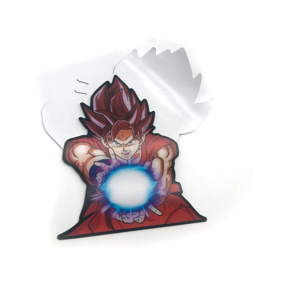 Hologramm 3d Linsenwand Auto Aufkleber Custom Cute 3d Anime Motion Aufkleber mit Logo Wasserdicht Tapeten Aufkleber