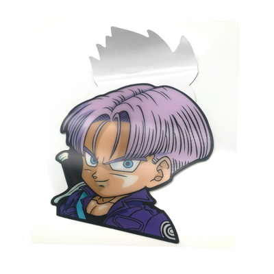 Hologramm 3d Linsenwand Auto Aufkleber Custom Cute 3d Anime Motion Aufkleber mit Logo Wasserdicht Tapeten Aufkleber