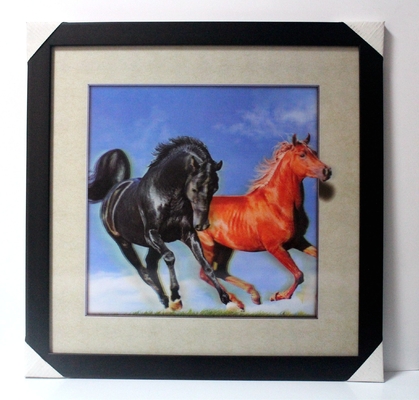 40 X 40cm 3D Lentikular Flip Picture Großhandel / Custom Lentikular Druck 3D Plakat 3D Lentikular Foto mit Tier