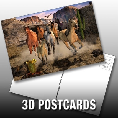Verhandlungsstatus gelesen fehlgeschlagen 3D Lenticular Postcards für den Markt