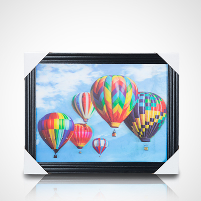 3D-Poster für Linsenmalerei PET 30*40cm 5D-Poster für Linsenmalerei Tiger 3D-Malerei mit schwarzem Rahmen für die Wohnkultur