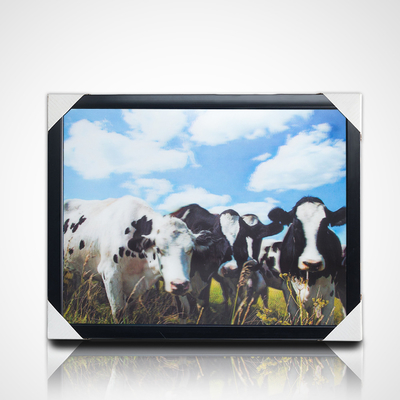 3D-Poster aus PET-Linsendruck 3D-Malerei mit schwarzem PS-Rahmen für die Wohnkultur