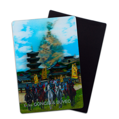 Landmark Castle Souvenir Geschenk 3D-Linsenmagnete für Werbeaktionen