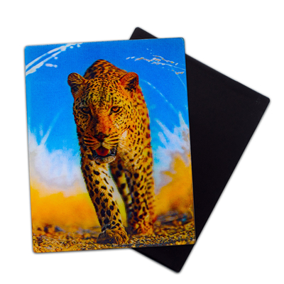 Wolf Eule Wildtiere 3D Magnete Linsen 3D Kühlschrank Magnet für Touristen