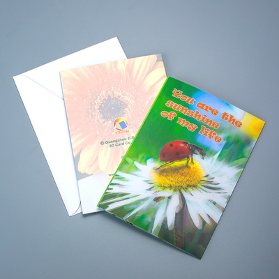 Werksheizverkauf Custom Kpop 3D Lenticular Printing Postkarte/Visitenkarte