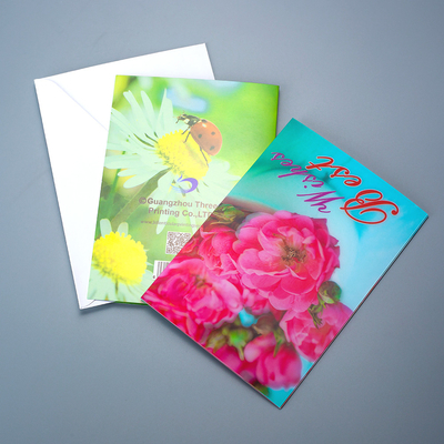 Werksheizverkauf Custom Kpop 3D Lenticular Printing Postkarte/Visitenkarte