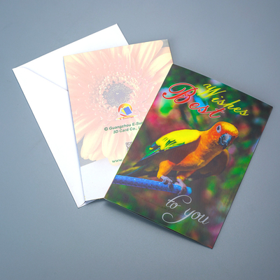 Werksheizverkauf Custom Kpop 3D Lenticular Printing Postkarte/Visitenkarte