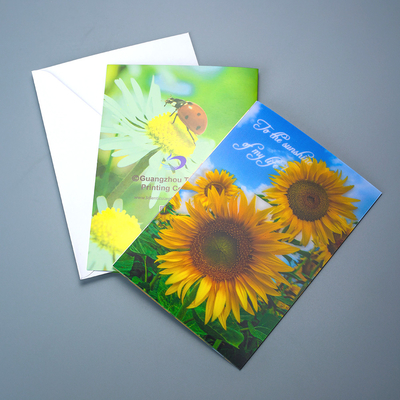 3D-Karten Lentikulare Postkarte Animate Einladungskarten
