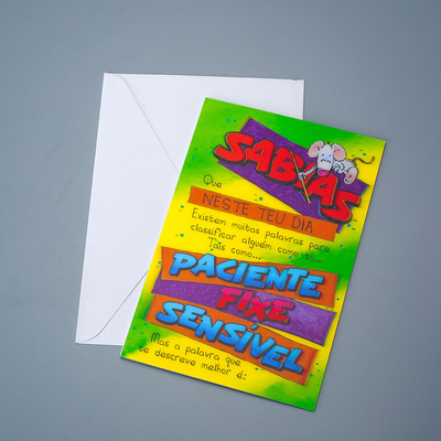 3D-Karten Lentikulare Postkarte Animate Einladungskarten