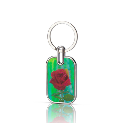 China Acryl Schlüsselhalter mit UV-Druck Anime Charms Kunststoff mit Edelstahl