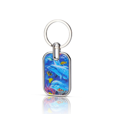 Custom Design Ihr eigener Glitzer Acrylschlüsselbund Anime niedlicher Acrylscharm mit Make-Own-Design-Druck