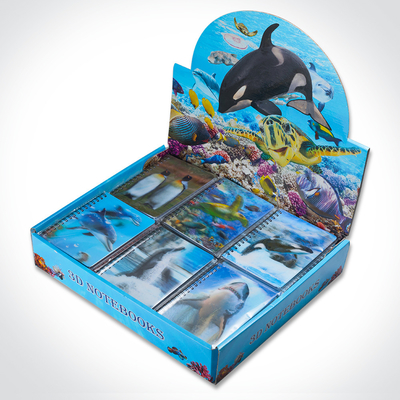 A5 A4 Standard Billiges 3D-Notebook Anpassbares 3D Schönes Panda-Journal-Notebook