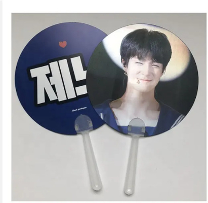 0.6mm PET Kunststoff Korea Berühmtheit 3d Handfan 3d Linsenhandfan mit Idol Bild