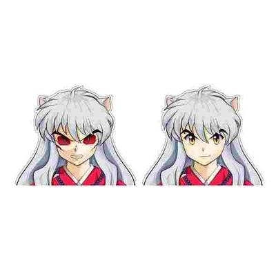 Wasserdichtes Anime-Aufkleber Wechseln Flips Aufkleber Iguro Obanai Dämonenschläger 3D Lenticular Motion Aufkleber für Auto Laptoption