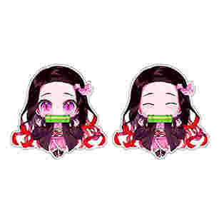 Custom Printing Logo Label PVC Anime Auto Aufkleber Anime Motion Card Aufkleber Wasserdicht 3D Anime Aufkleber