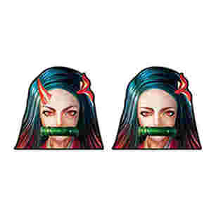 Custom Printing Logo Label PVC Anime Auto Aufkleber Anime Motion Card Aufkleber Wasserdicht 3D Anime Aufkleber