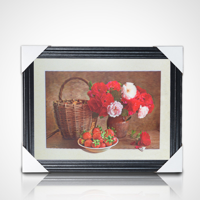 Hot Sell High Definition Werbegeschenk Japanische 3D-Linsen-Animeplakate mit Rahmen
