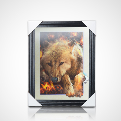 3D Filmposter Anime Flip Picture 3D Tierposter 3D Linsenrahmen Poster für Wandkunst
