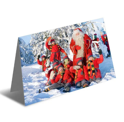 3D-Grußkarten für Weihnachten