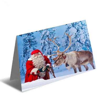 3D-Grußkarten für Weihnachten
