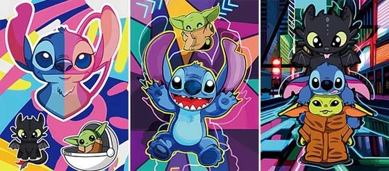3D-Flip-Effekt-Bilder 3D-Anime-Plakate für Zuhause