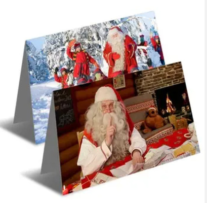 Geburtstags-Weihnachts-Grußkarte in 3D mit Umschlag