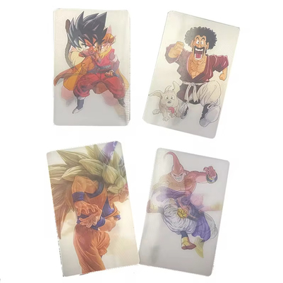 Custom 2 Bilder Flip Komisch Lentikulär 3D Bild Visitenkarte Lentikulär 3D Karte