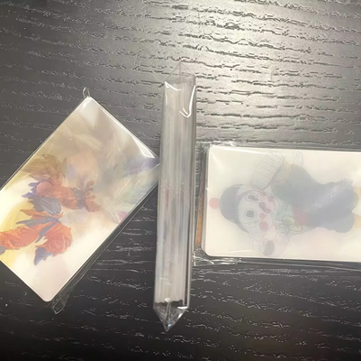 Custom 2 Bilder Flip Komisch Lentikulär 3D Bild Visitenkarte Lentikulär 3D Karte