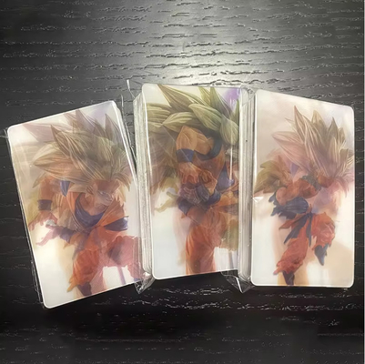 Custom 2 Bilder Flip Komisch Lentikulär 3D Bild Visitenkarte Lentikulär 3D Karte