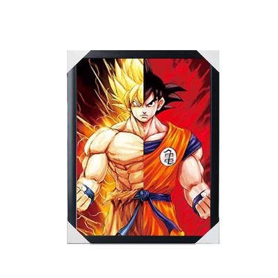 Japanischer Comic Dragon Ball One Piece Demon Slayer Bleach 3D-Druck Anime Hängende Bilder Wanddekor Schriftrollen Poster