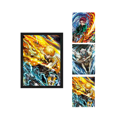 Bestseller 3D-Bild Linsen-Plakat Flip-Picture Anime-Plakat 3D-Plakat Linsen