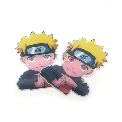 Hologramm 3d Linsenwand Auto Aufkleber Custom Cute 3d Anime Motion Aufkleber mit Logo Wasserdicht Tapeten Aufkleber