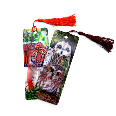 Anpassbares 3D-Lentikular-Lesezeichen mit holografischem 3D-Bild für erhöhte Sichtbarkeit auf Messen