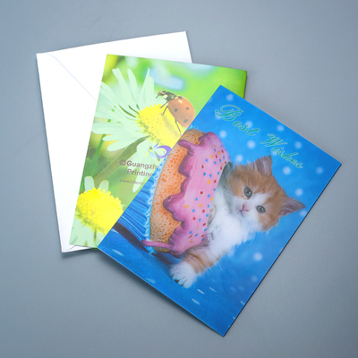 Werksheizverkauf Custom Kpop 3D Lenticular Printing Postkarte/Visitenkarte