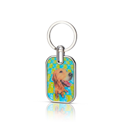 Custom Design Ihr eigener Glitzer Acrylschlüsselbund Anime niedlicher Acrylscharm mit Make-Own-Design-Druck